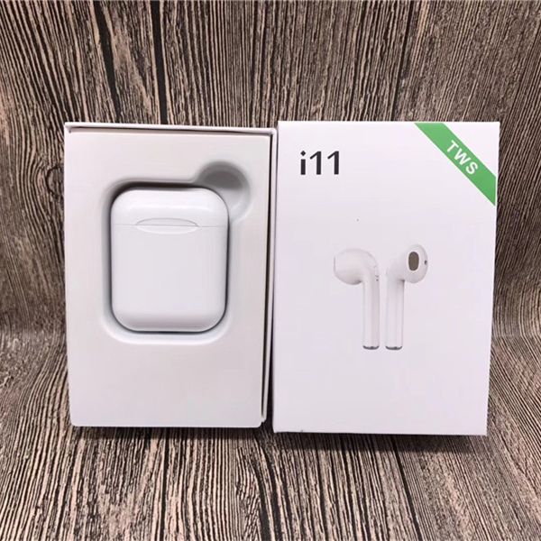 

I11 TWS Bluetooth наушники Беспроводные наушники Bluetooth 5.0 наушники гарнитура с зарядным устройством для всех смартфонов i7s i8