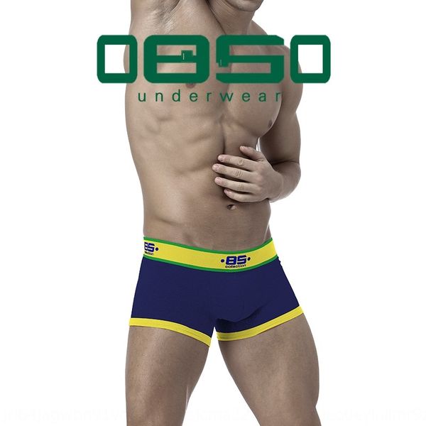 

85bs men's cotton underwear boxer under underpants breathable thin hip-lifting boxer pants men's bs180, Black;white