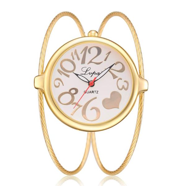 

dropshipping women's casual quartz bracelet watches analog wrist watch brand female luxury fashion ladies watch relogio, Slivery;brown