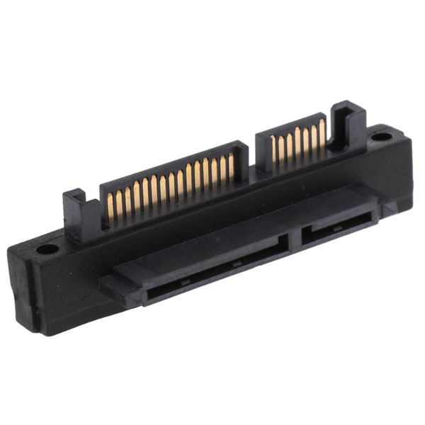 

90 градусов sata 22pin мужчин для sas 7 + 15pin женский