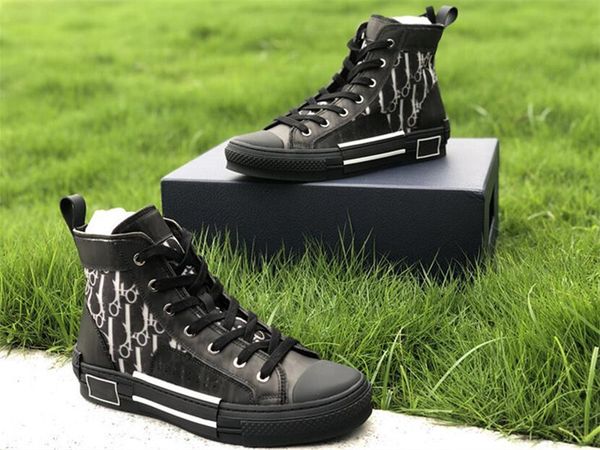 

b23 nouveau oblique low high sneakers hommes sneakers skateboard casual femmes skate casual shoes, Black