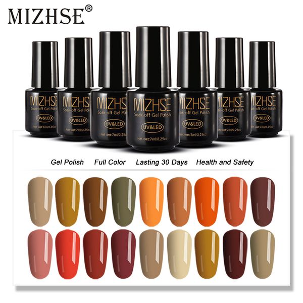 

manicure set nail gel polish kits 7ml uv soak off nails art gel nail polish lak semi permanent vernis coat