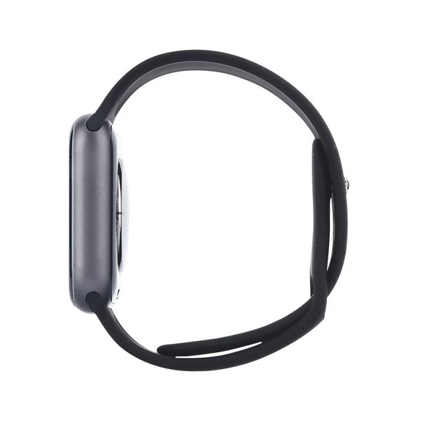 

Space black goophone watch 5 44mm mtk2503ave heart rate wirele charging bluetooth 4 0 wearable mart watch for android io martphone