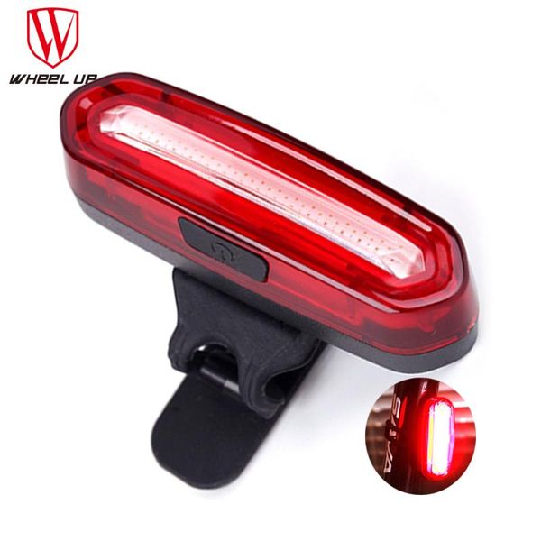

wheel up ipx6 waterproof bicycle lights taillight led usb rechargeable bike light cycling riding rear light bicycle accessories
