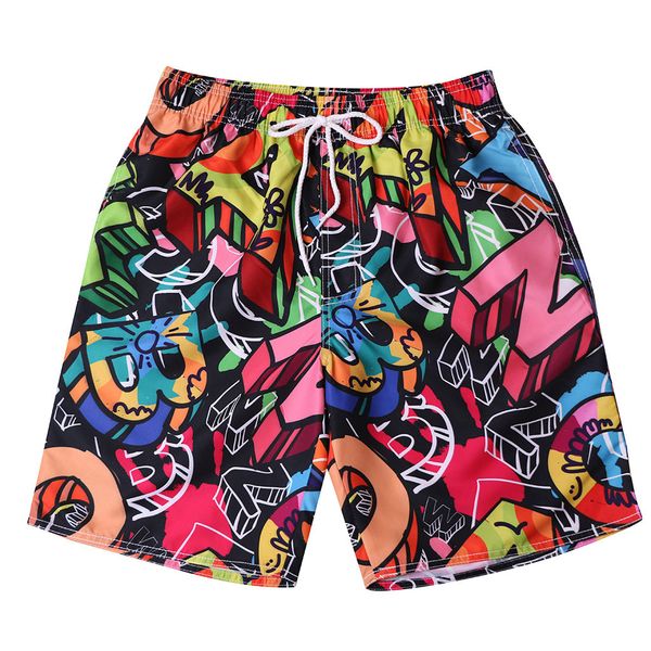 

chamsgend shorts men's short swim trunks quick dry letter printed beach surfing swimming watershort maillot de bain homme21feb15, White;black