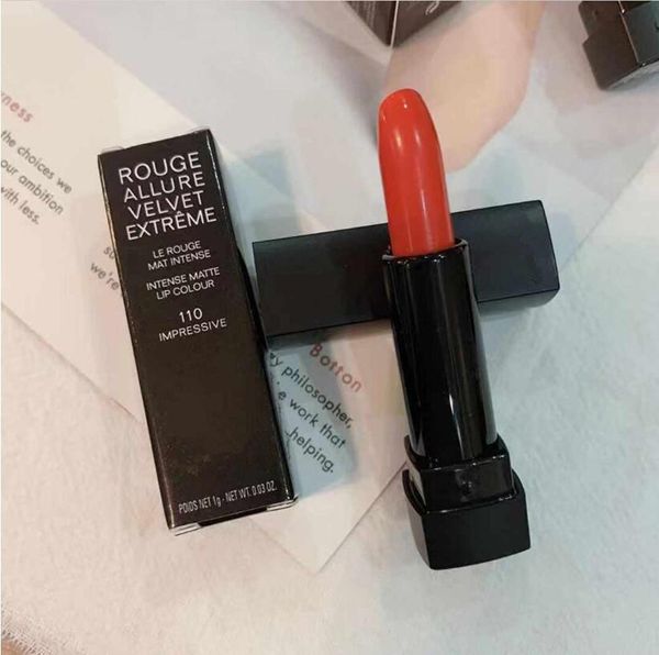 

2019 NEW Matte Lipstick Famous Brand lip Makeup ROUGE ALLURE velvet extreme LE ROUGE MAT intense matte lip colour colors lipstick