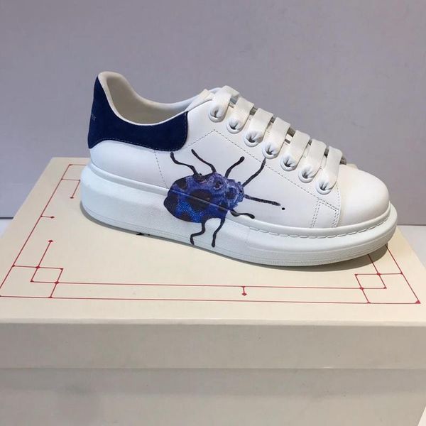 

2019 new designer white shoe fashion women shoes leather lace up platform oversized sole sneakers women casual outdoor shoes -86