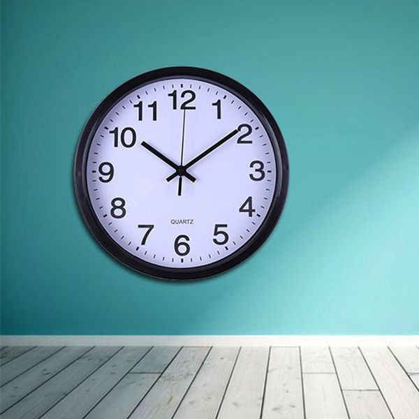 

12 inch bedroom quartz clock fashion digital clock ornament wall kitchen l home decoration