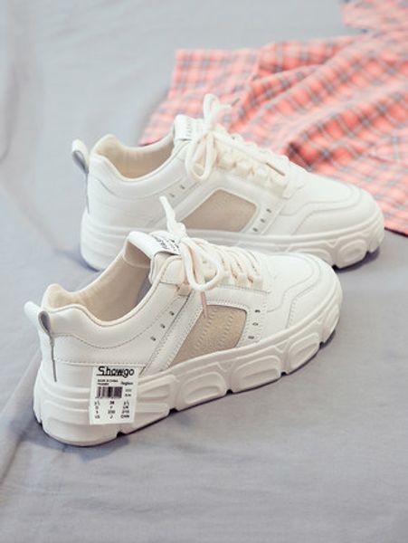 

little white shoes women's shoes 2020 new spring students wild spring models and autumn sports casual dad ins tide, Black