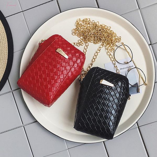 

women messenger bags slim weave crossbody shoulder bags fashion women brand short design bolsas feminina 30