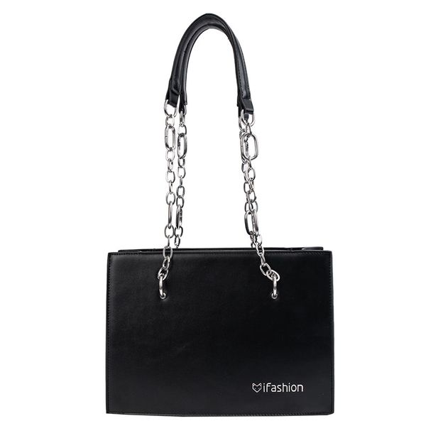 

elegant female large tote bag 2019 fashion quality leather women's handbag high capacity chain shoulder messenger bag