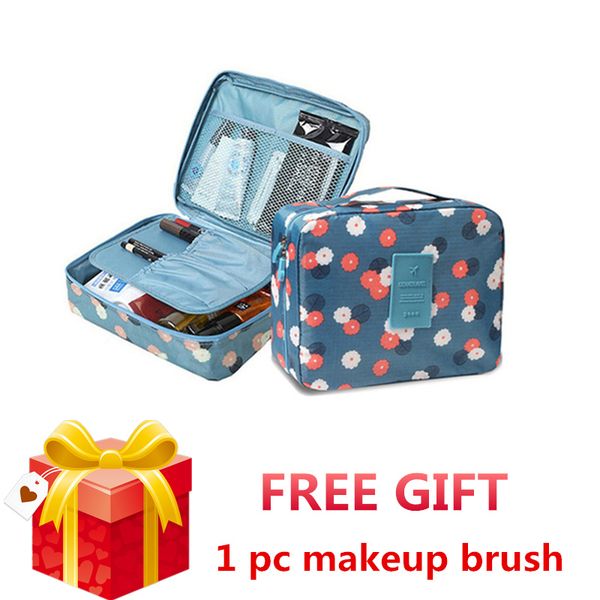 

purpored 1 шт унисекс путешествие макияж сумка solid color cosmetic bag путешествие туалетной стиральные красоты организатор dropshipping