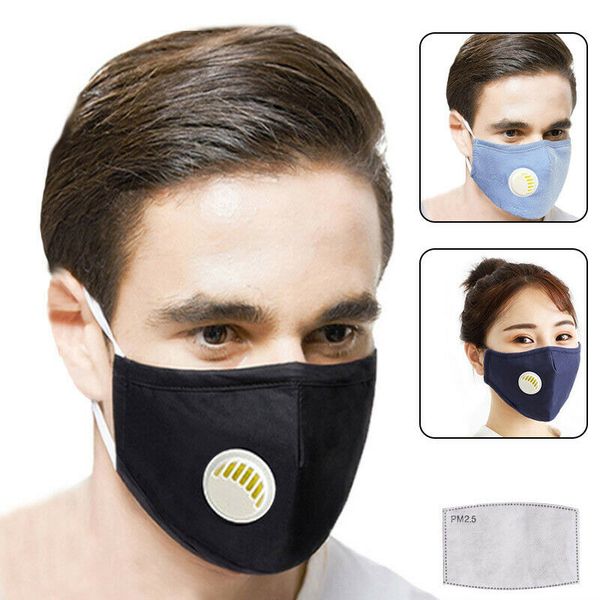 

dhl готов к отправке! респираторные маски для лица antipolvere pm2. 5 con inserto filtro a carbone ativo lavabile maschera