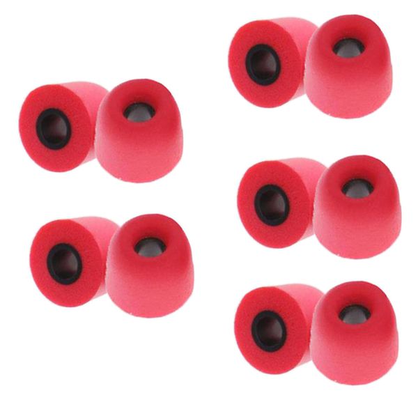 

10 pieces noise reduction memory foam earbud tips 4.9mm medium