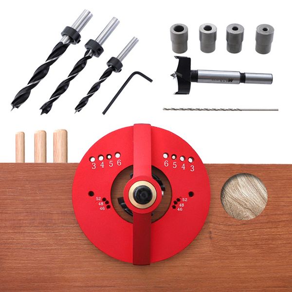 

35mm cup style hinge boring jig drill guide vertical pocket hole jig wood doweling hole puncher woodworking punch locator