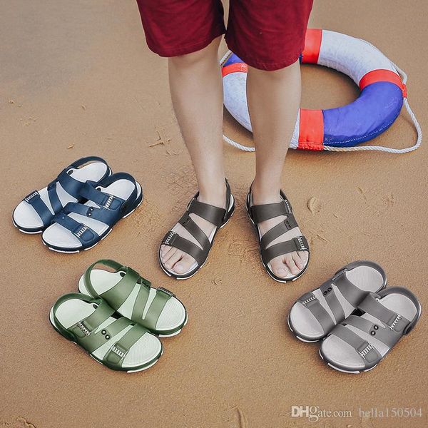 

luxury slippers designer flip flops for g men's causal men leisure sandals summer outdoor beach sandals, Black