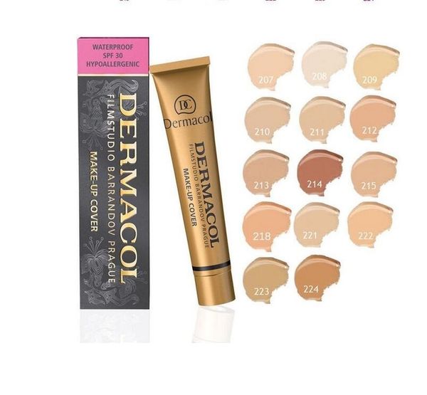 

Makeup ba e make up cover extreme covering liquid foundation hypoallergenic waterproof 30g kin concealer 14 color