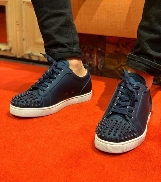 

идеальный шипы orlato младший кружевные кроссовки обувь для женщин, мужчин телячьей кожи скейтборд имя марка повседневный walking eu35-47, Black