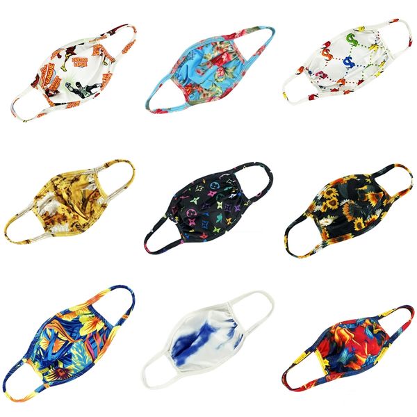 

face masks 50 1pcs 3 layers dustproof máscara maschera maske facial er set dust designer printed mouth mask ski facemas #306, Black