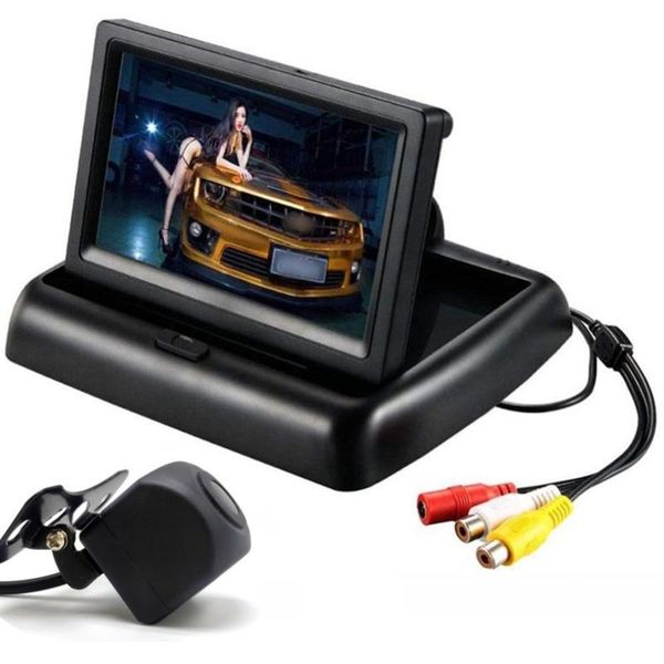 

car monitor 4.3 inch ips screen car inside parking monitor with 170 degrees 1280*720p vehicle rear view reverse backup camera