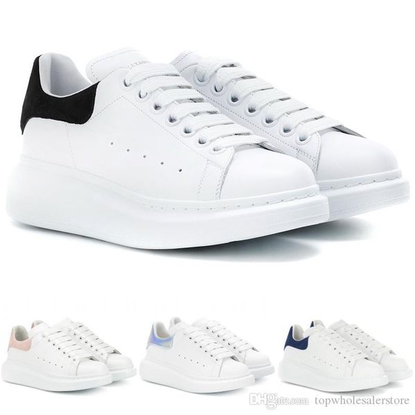 

2019 men women black white casual shoes lace up designer comfort sneakers casual leather sneakers running shoes extremely durable stability
