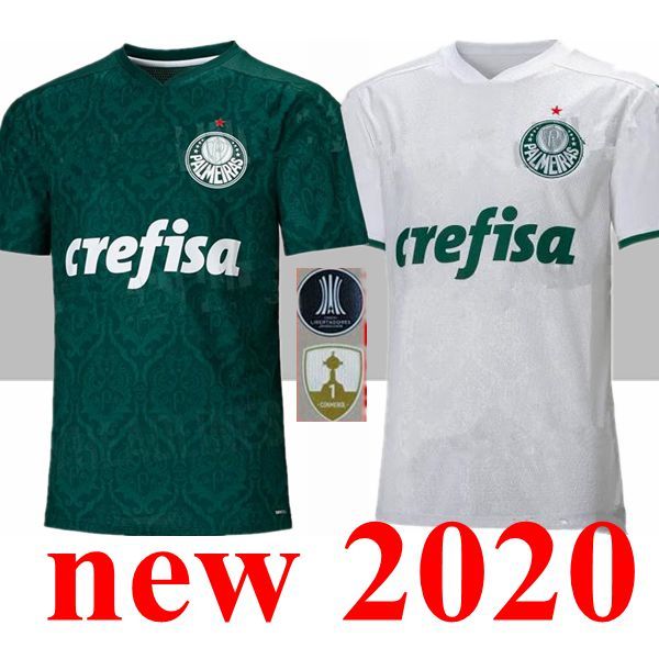 

2020 new palmeiras soccer jerseys palmeras 11 goulart 7 dudu 2020 2021 home away green white 20 21 football shirt camisa de futebol, Black;yellow