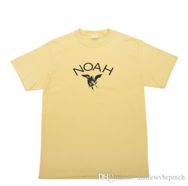 

2019 new noah x dsm city of angel tee joint angel city summer men and women loose short-sleeved t-shirt, White;black
