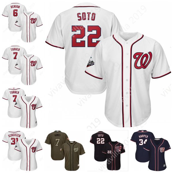 

22 juan oto 31 max cherzer wa hington 2019 world erie anthony rendon trea turner ryan zimmerman bryce harper player national jer ey