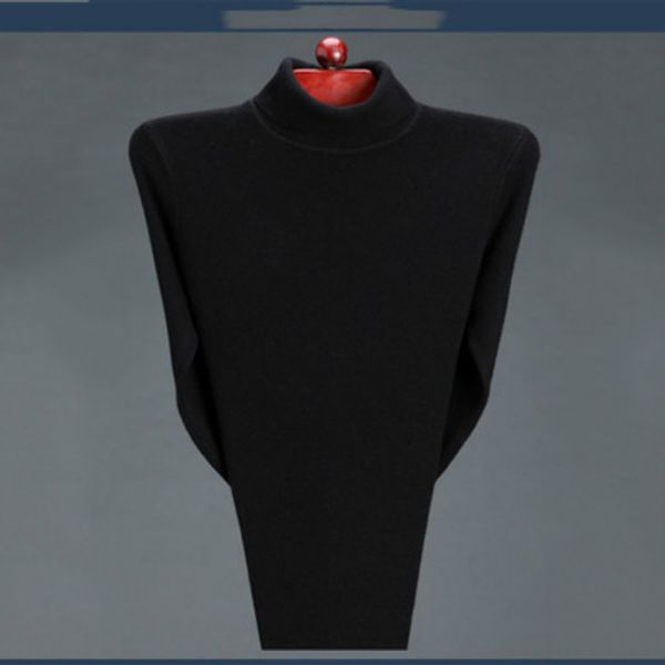 

mens конструктора с длинным рукавом основывая свитер молодежи solid color tops high neck утолщенной одежды 2020 весна и осень новой моды, White;black