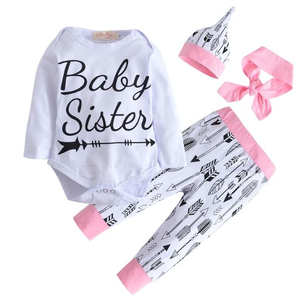 

2020 детские мальчики девочки осень стиль одежда для младенцев одежда для новорожденных комплекты cotton romper + брюки + шлем + оголовье ма, White