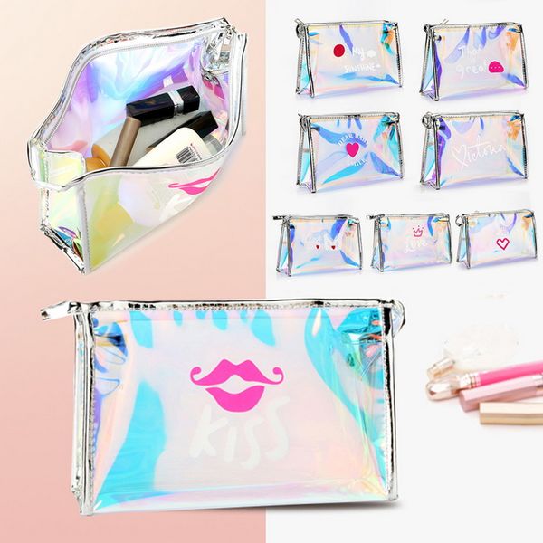 

adisputent женщина лазерной косметичка neceser mujer голографической косметика сумка сумка дама кошелек сумка туалетных принадлежности случа