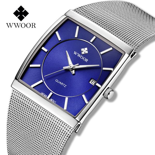 

wwoor new fashion quartz watch stainless steel men watches montre homme business waterproof watch relogio masculino, Slivery;brown