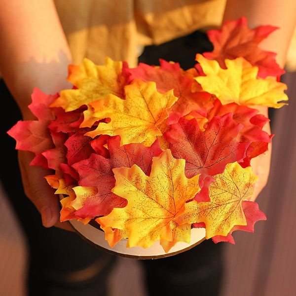

home decora 100 pcs assorted mixed fall colored artificial for weddings events and decorating
