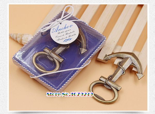 

100pcs/lot ship anchor new design creative love wedding favors party gifts alloy bicycle type beer bottle opener