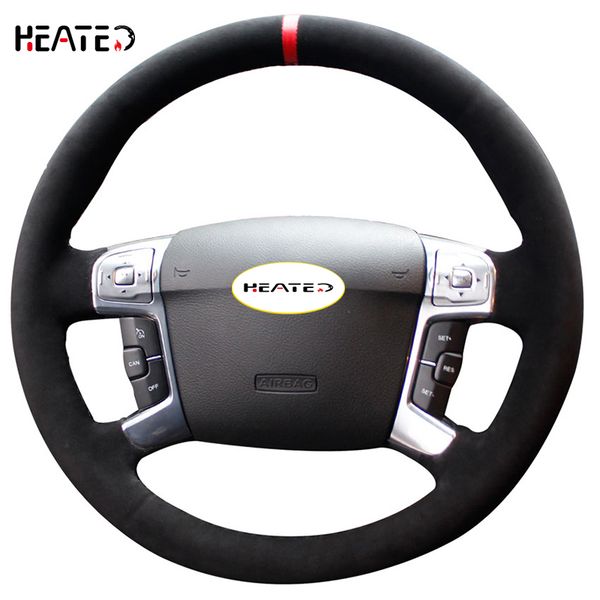 

braiding cover for steering wheel for mondeo 4 2007-2012 s-max 2008 steering cover