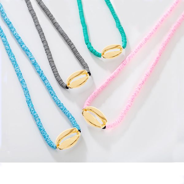 

boho choker verklaring ketting 2019 nieuwe siliconen disc goldbach rozemarijn recycled disc african vinyl heishi necklace, Golden;silver