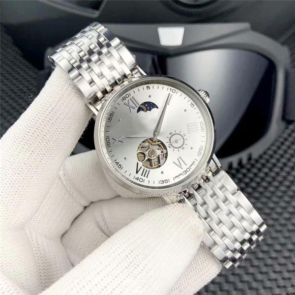 

Rose gold luxury men watch omaige master automatic mens watches 40mm mirror Wristwatches 316 Stainless steel case orologio di luss