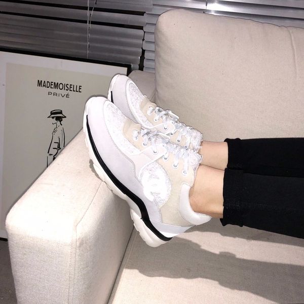 

luxury fashiondesigner women's men's jogging casual shoes sports basketball shoes triple platform air cushion men and women shoes