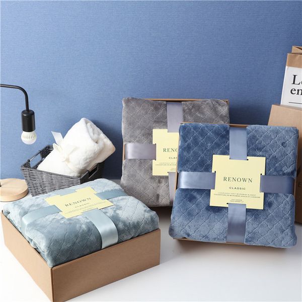 

blankets super warm soft flannel blanket aircraft sofa for office plush throw portable car travel gift plaid bedding