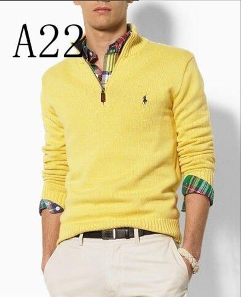 

2020fashion winter designers sweater men's v-neck casual knitted pullover sweater men's long pullover youth autumn and winter swea, White;black