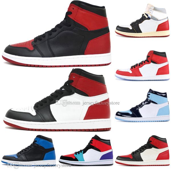 

drop shipping 1 banned bred toe spider-man unc 1s 3 mens basketball shoes homage to home royal blue men sport designer sneakers eur36-47