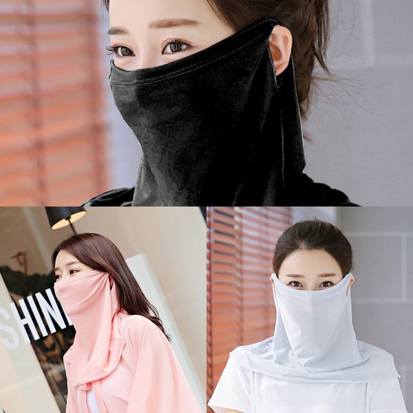 

kiiom 40^riding masks sport face bandana outdoor sports men women's turban scarf bicycle neck dust mask face tube mask motorcycle, Black