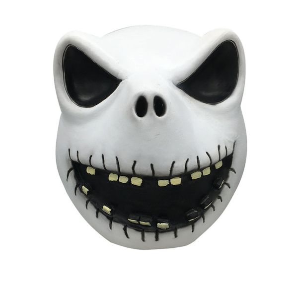 

the nightmare before christmas decor jack skellington mask halloween masquerade latex cosplay mask full head face masks props