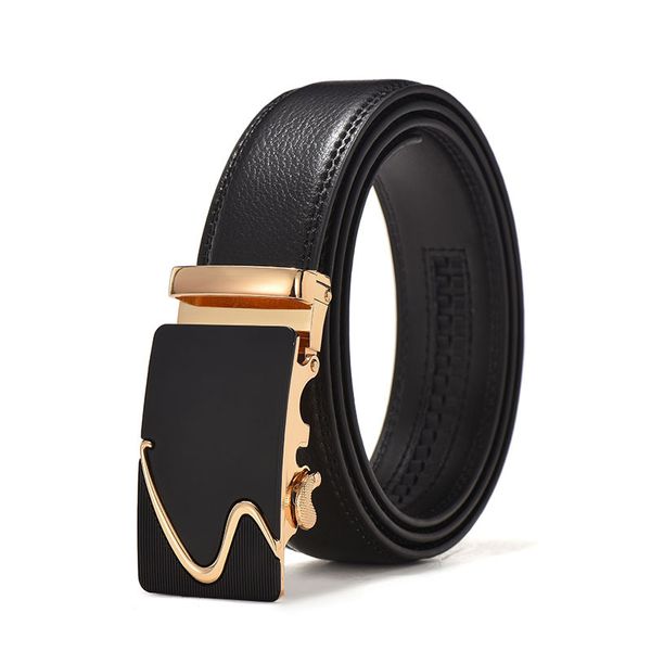 

мода марка кожаный ремешок бизнес брюк pant ceinture homme cowskin автоматическая пряжка мужские ремни коровьей, Black;brown