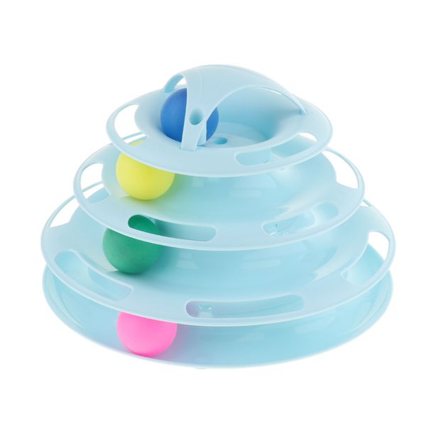 

interactive tower of tracks cat track ball toy pet cat play exercise toy