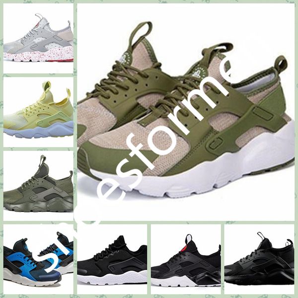

nhrc4a 2019 classic huarache-shoes running shoes for men women black gold triple sneakers huarach 1 athletic trainers huraches