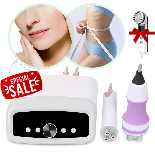 Mini uso Home RF emagrecimento máquina 2 em 1 para Body Shaping enfrentar o aperto da pele Radio Frequency rejuvenescimento beleza máquina