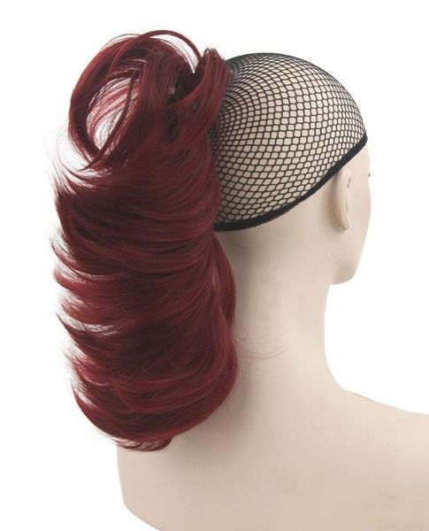 037 Synthetic Ponytail Long Straight Hair 16 22 Clip Ponytail Hair