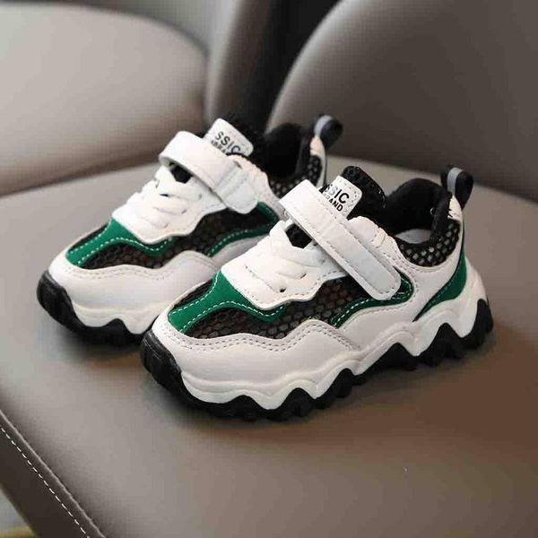 

spring autumn child casual shoes boys girl sport running shoes breathable kids sneakers child mesh fashion sneaker#g3, Black;red