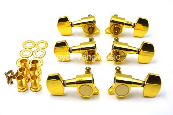 

niko gold square acoustic guitar tuning pegs tuners machine head 3l+3r wholesales